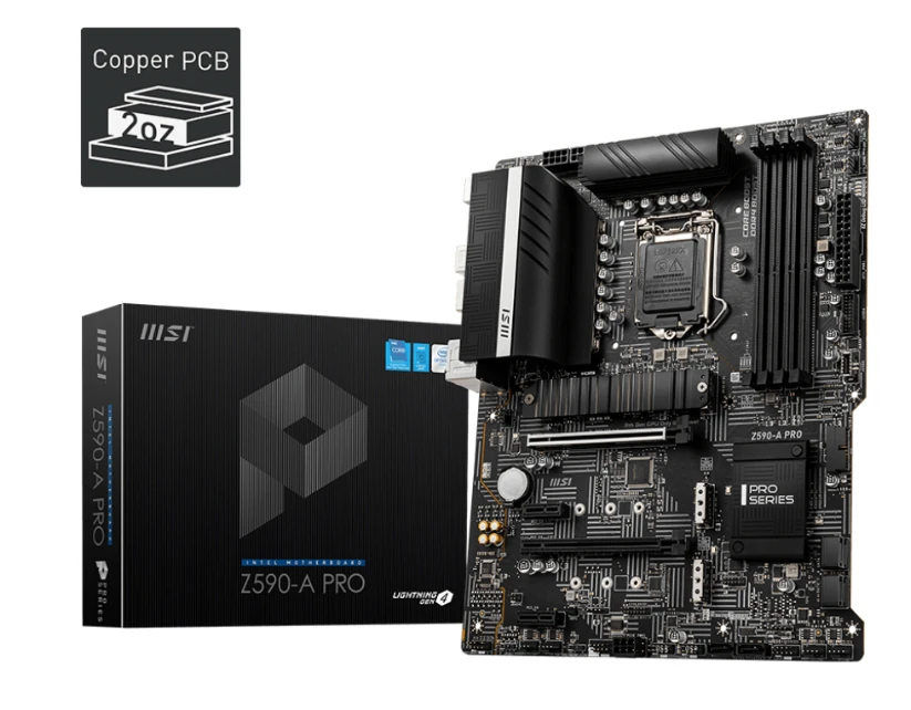 

Z590-A Pro Gaming plus Edge Carbon Force Blade Dark Motherboard