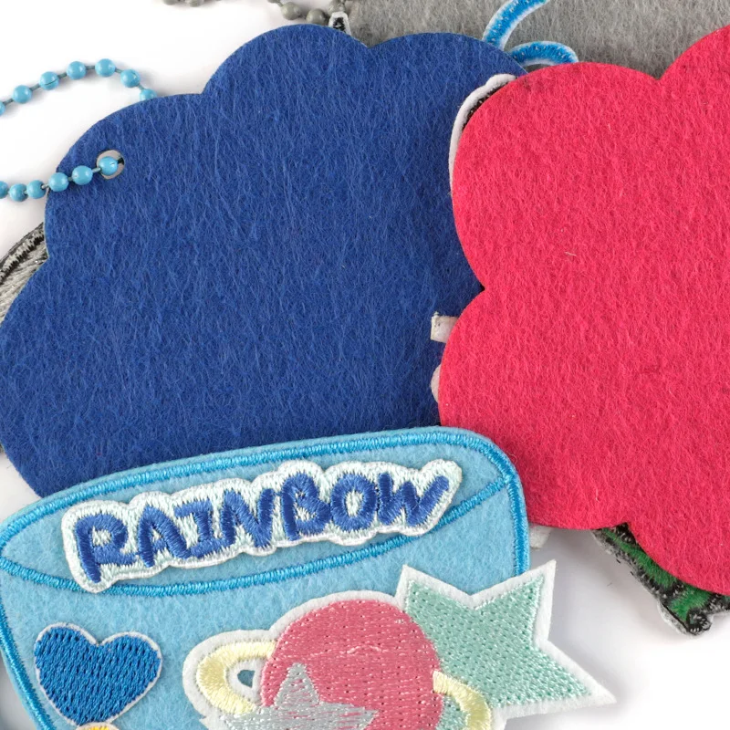 1 шт. пустые различные брелки с вышивкой подвеска аксессуары для сумок сделай сам