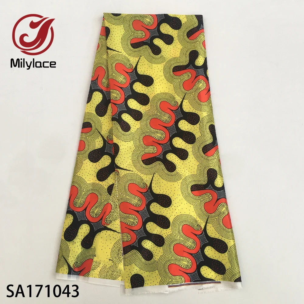 

Glossy Digital Printing Satin Fabric for Sewing clothes with A Little Bit of Elasticity ,medium Thickness Opaque SA171088