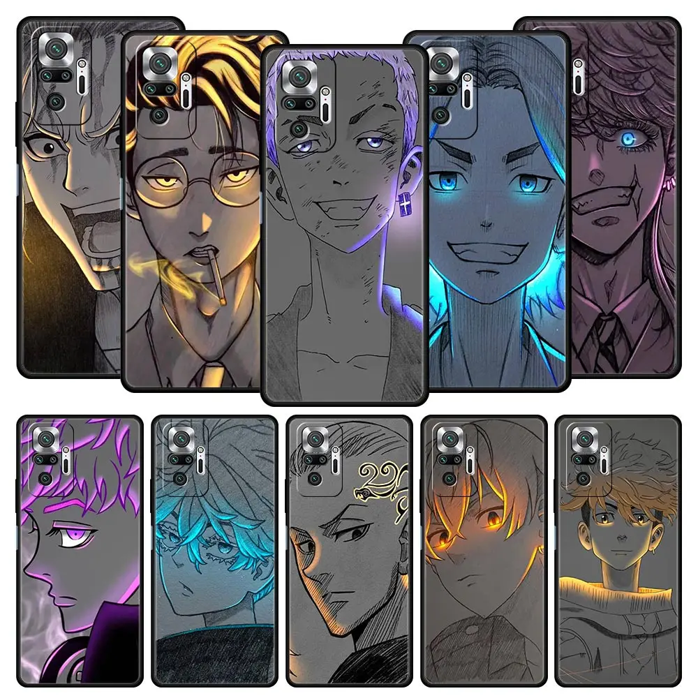 

Anime Tokyo Revengers Phone Case For Xiaomi Redmi Note 10 11 9 8 Pro 10S 9S 7 8T 9T 9A 8A 9C K40 Gaming 11T 5G Soft Back Cover