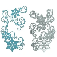large size winter snowflake snow metal cutting dies scrapbooking diy embossing decorating paper cutter stencil mold craft photo