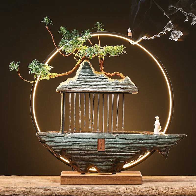 Белая рыцарская керамическая горелка для украшения дома деревянная курильница