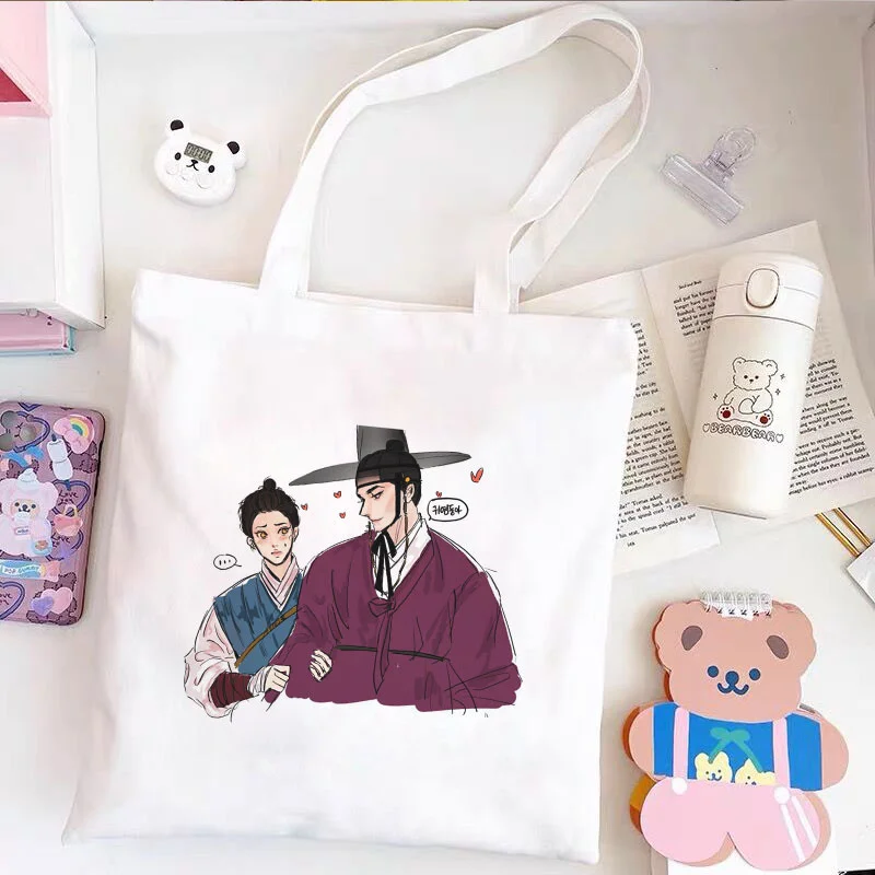 

Wild Art Comic Boy with Love Women Bag 2021 Summer Vogue Harajuku Ulzzang Casual Large Capacity Tote Kawaii Shoulder Canvas Bags