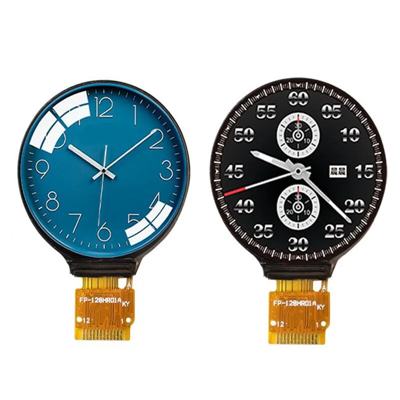 Круглый ЖК-дисплей HD IPS цветной 1 28 дюймовый экран 240xRGBx240 без сенсорной панели