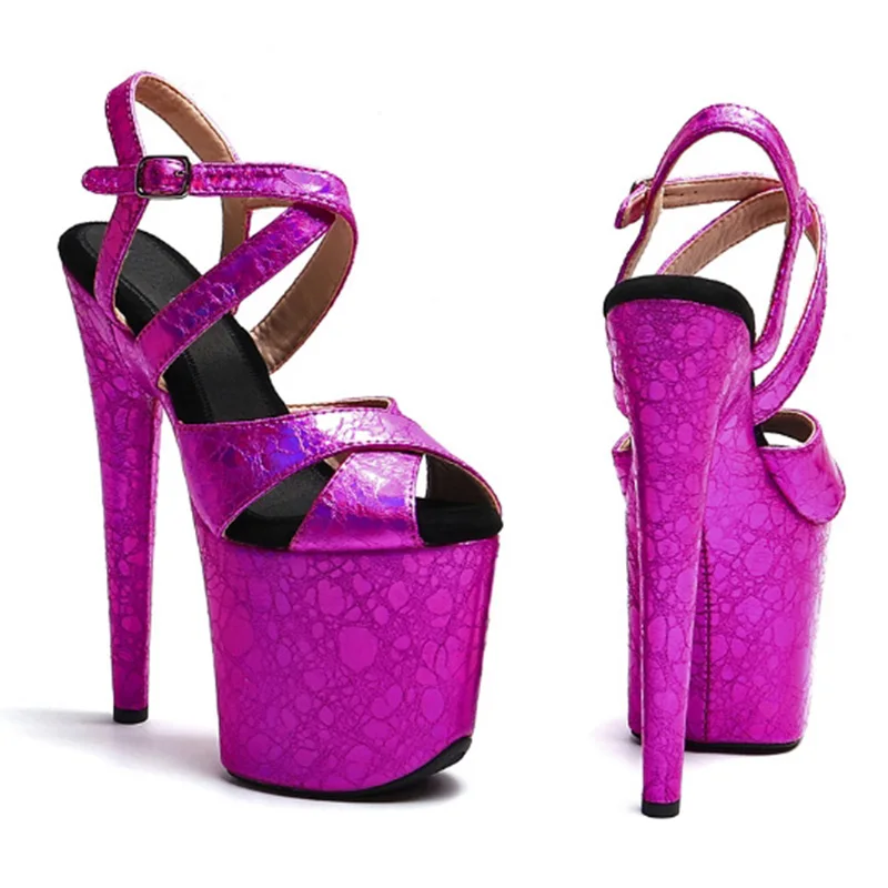 Женские новые сандалии из искусственной кожи 20 см/8 дюймов пикантные