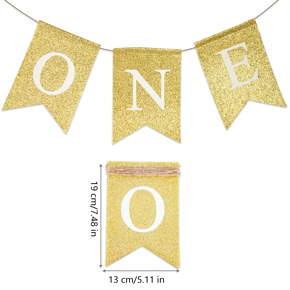 Набор Для Празднования Первого Дня Рождения-баннер На Спинку Стула Гирлянда Флаг