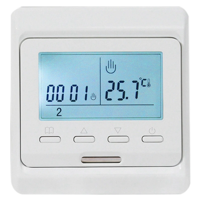

4X 16A 230V LCD Programmable Warm Floor Heating Room Thermostat Thermoregulator Temperature Controller Manual Mechanical