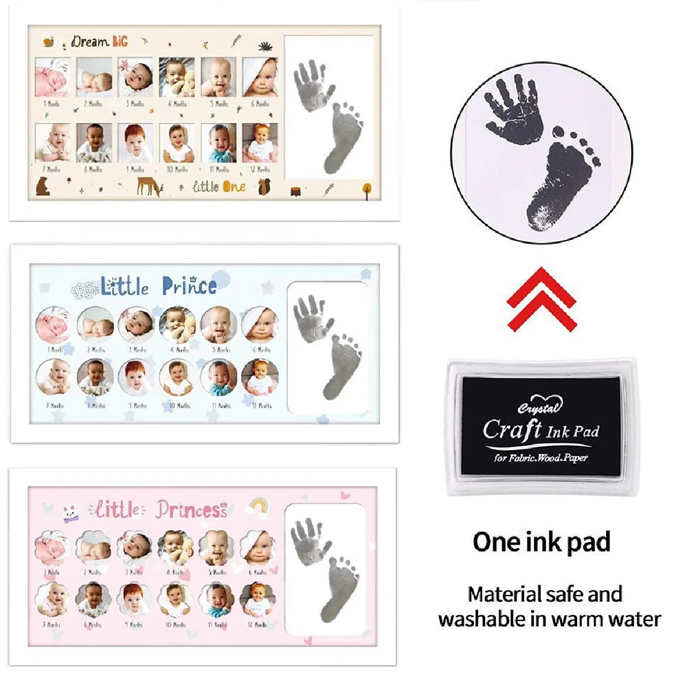 Ylsteed фоторамка для младенцев и малышей унисекс рисунок создатель ручных следов