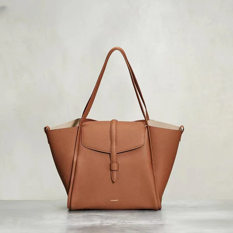 New Large Winged Tote Bag Small Design Vegetable Basket Series Large Capacity Shoulder Handheld Women's Bag Tote Bags for Women