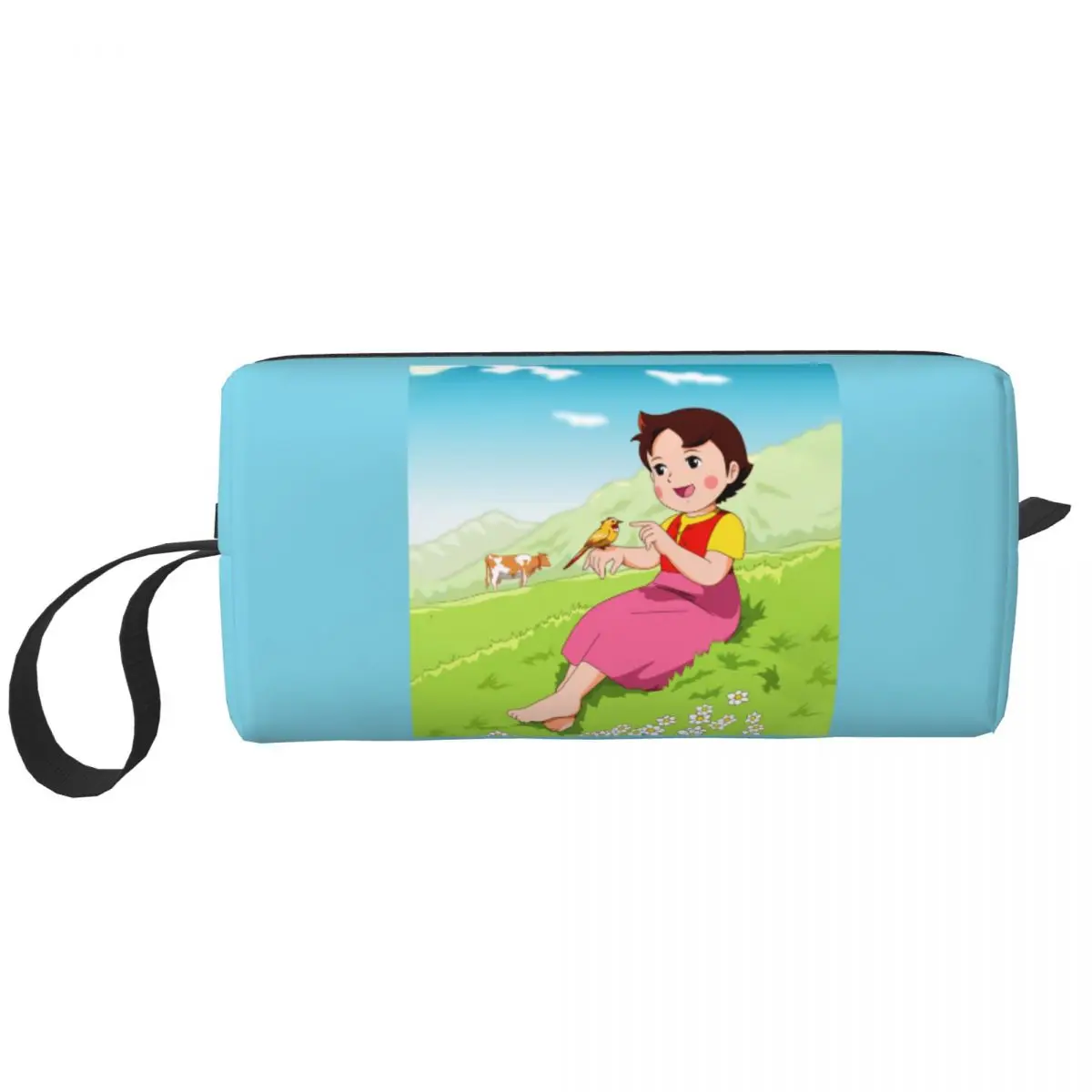 

Женская сумочка для туалетных принадлежностей Heidi Tames, мультяшный Альп-гора, органайзер для косметики для девушек, Женский органайзер для хранения косметики