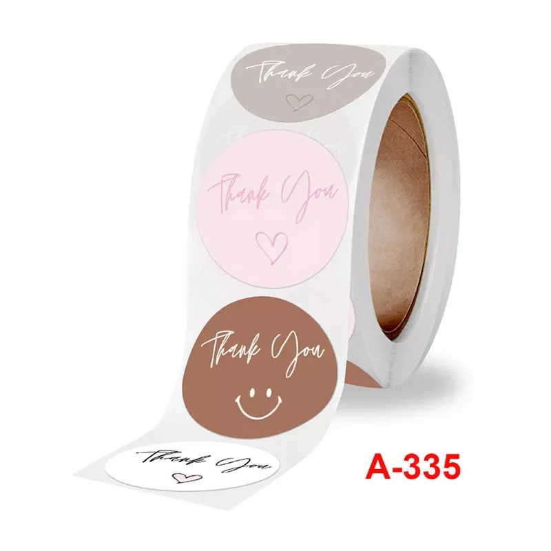 

Pcs Round Thank You Stickers Cute Smile Face Sticker For Labels Handmade Gift Decor Birthday Wedding Envelope Seals