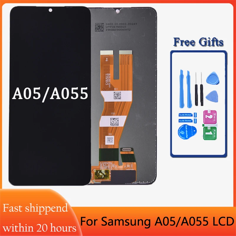 6 7-дюймовый ЖК-дисплей для Samsung A05 с емкостным сенсорным экраном