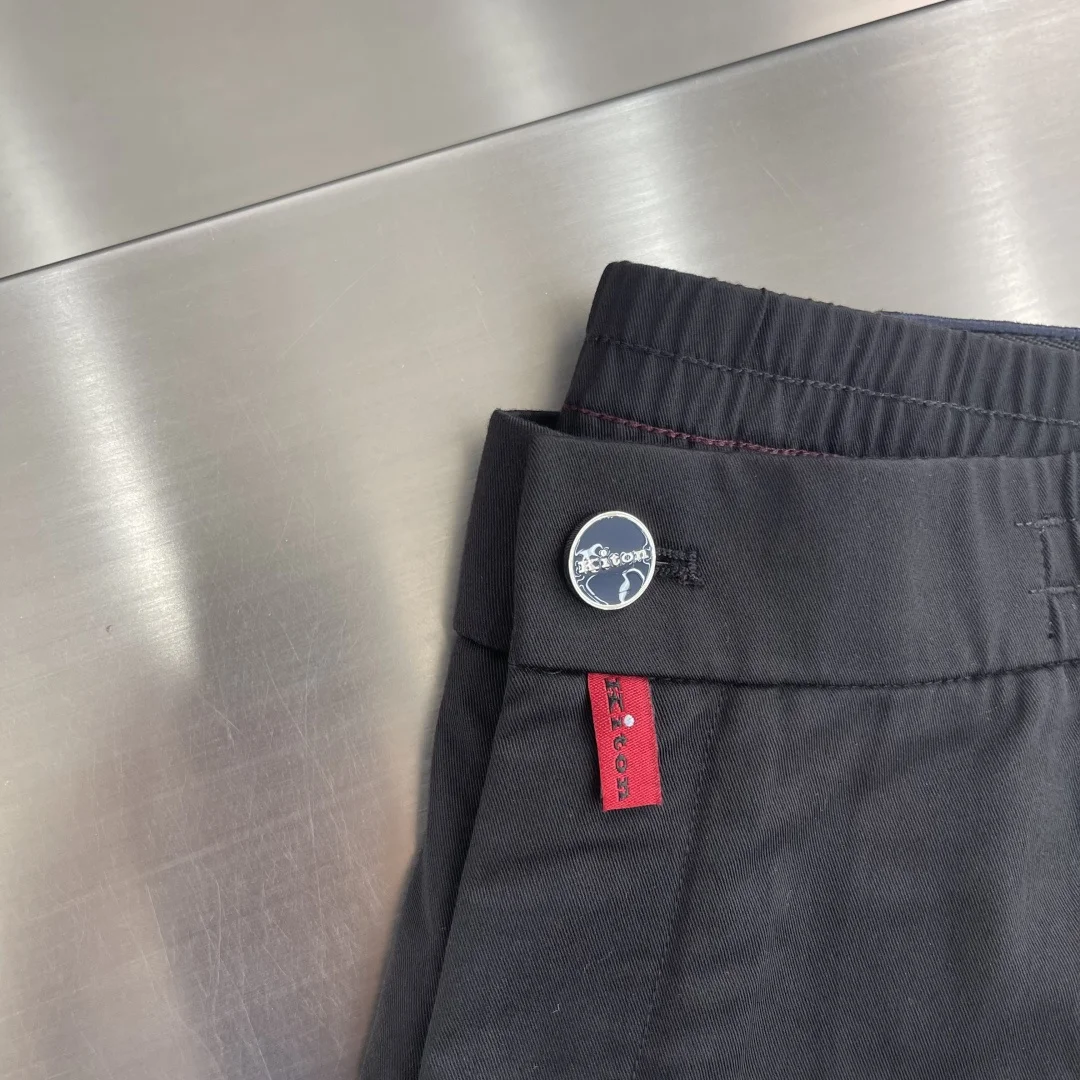 Kiton 26ss: Новые итальянские простые и удобные прямые повседневные брюки для весны и лета (art.: 3920dc722cfe0) - 3920dc722cfe0