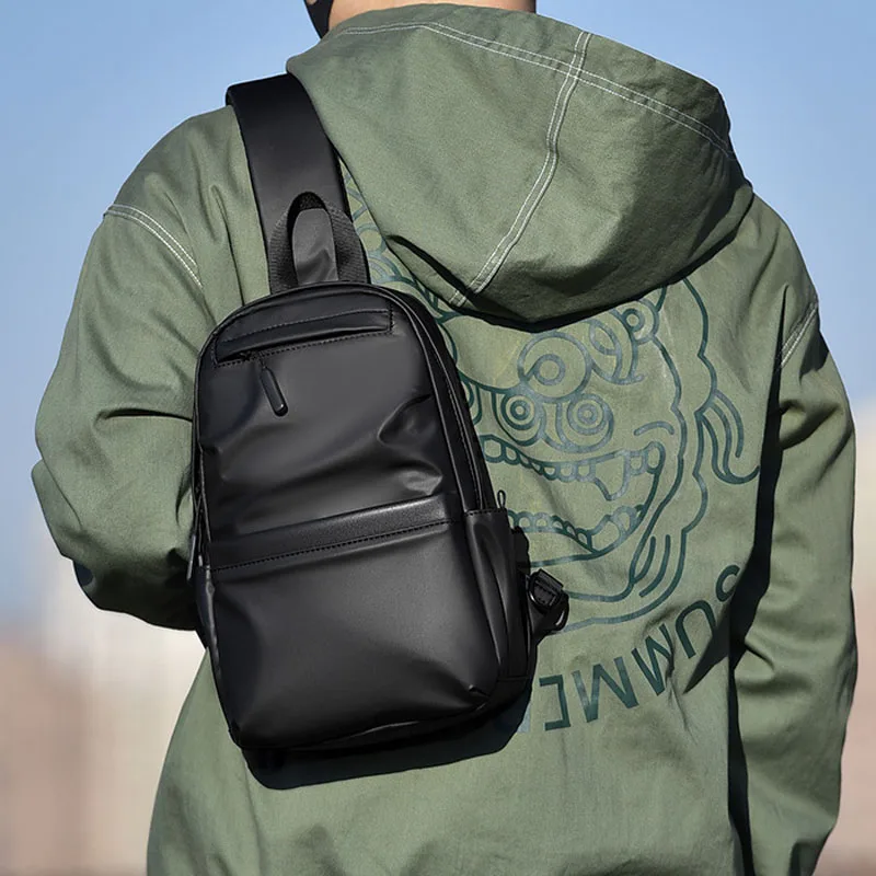 Men chest bag new fashion one shoulder Leisure Trend Outdoor Sports Multi Functional Crossbody Bag 2023 Casual European bag