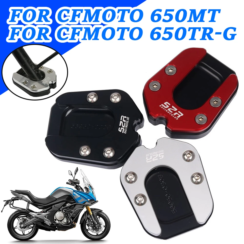 

Motorcycle Foot Side Stand For CFMOTO 650MT 650TR-G MT 650 MT 650 TR-G Accessories Kickstand Enlarge Extension Pad Shelf Holder