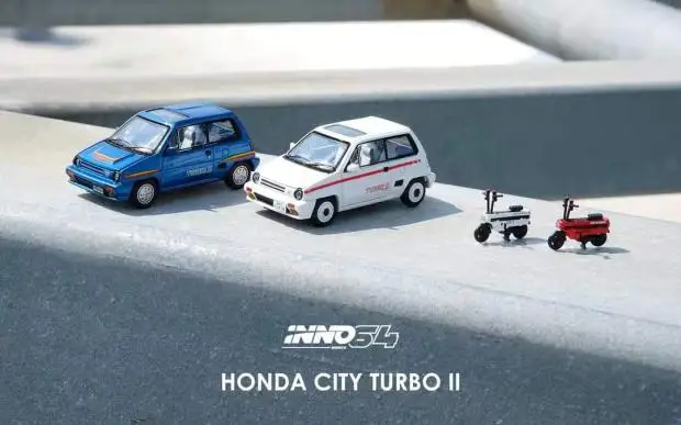 

INNO1/64 HONDA CITY TURBO II White With Red MOTOCOMPO Alloy Spot Collection Ornament Gift