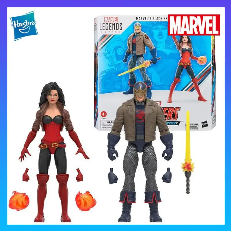 

Фигурки героев Hasbro из серии «Легенды Marvel», Черный Рыцарь Marvel и Серси Marvel (Мстители 60-я годовщина)