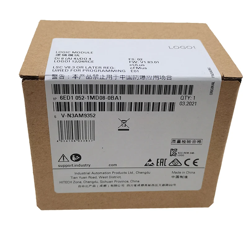 

100%NEW ORIGINAL 1 Year Warranty 6ED1052-1MD08-0BA1