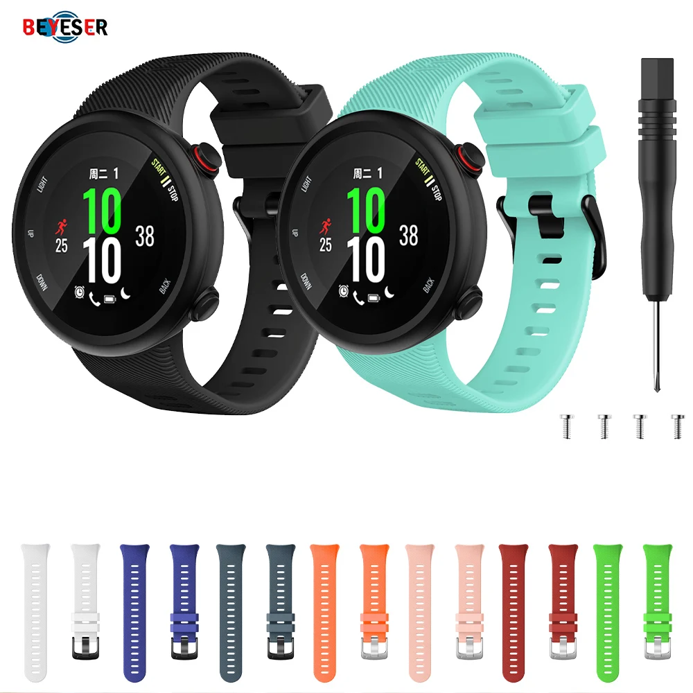 

Official Sports Strap For Garmin Forerunner 45/45S Smartwatch Fashion Silicone Replacement Bracelet Wristband For Garmin Swim 2