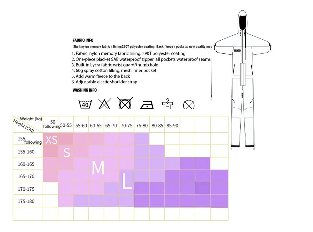 Цельный лыжный костюм для женщин зимний женский комбинезон улицы теплый