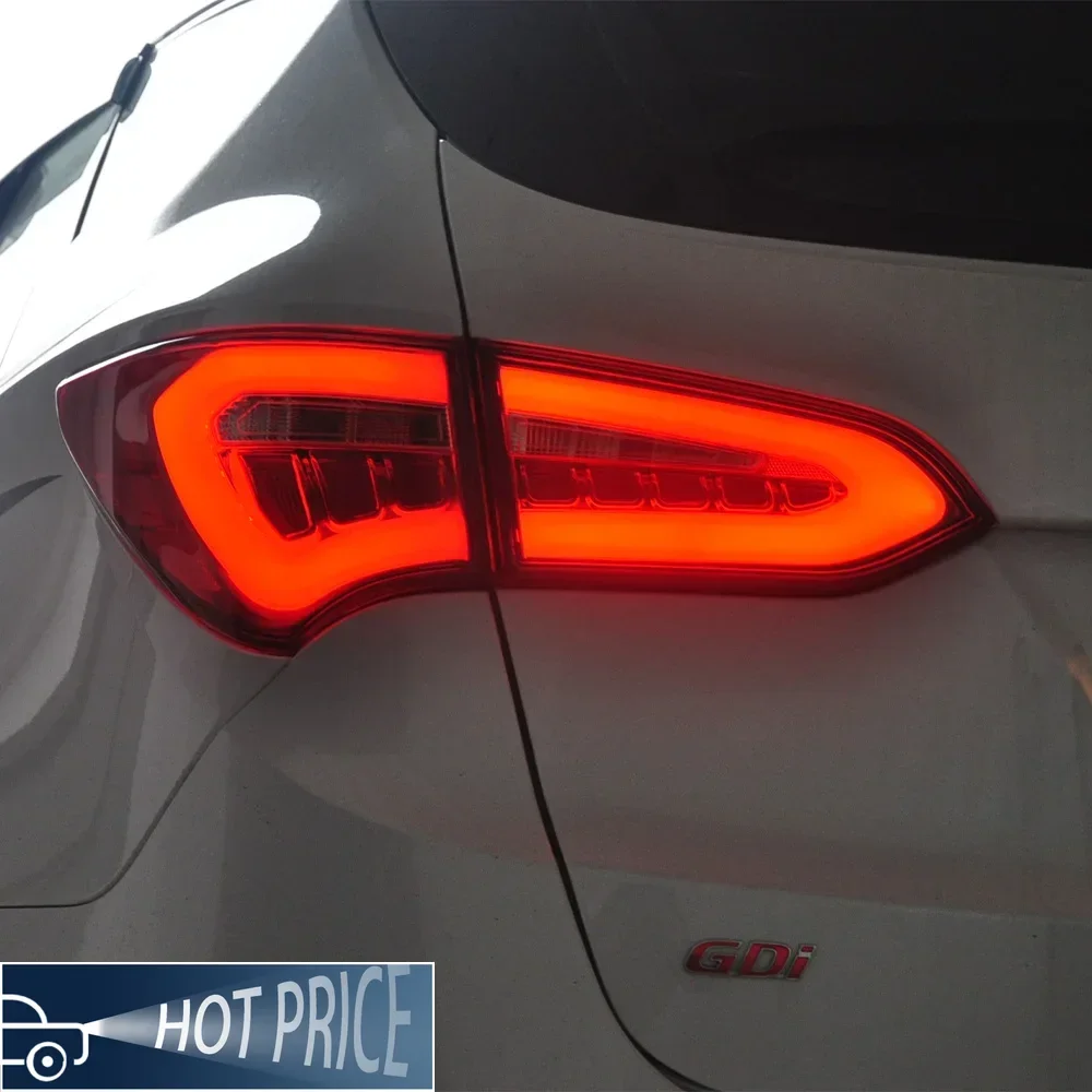 Для Hyundai Santafe ix45 2014-2018 светодиодные задние фонари автомобиля в сборе, обновление, мигающий задний фонарь, аксессуары Plug and Play (art.: 3920d28ccd4cb) - 3920d28ccd4cb