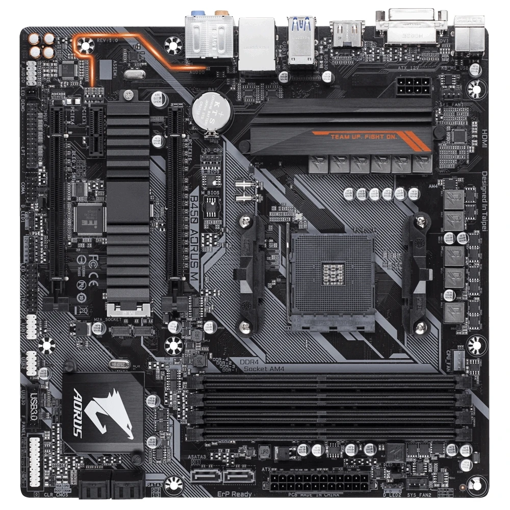 Материнская плата Gigabyte B450 AORUS M | Компьютеры и офис