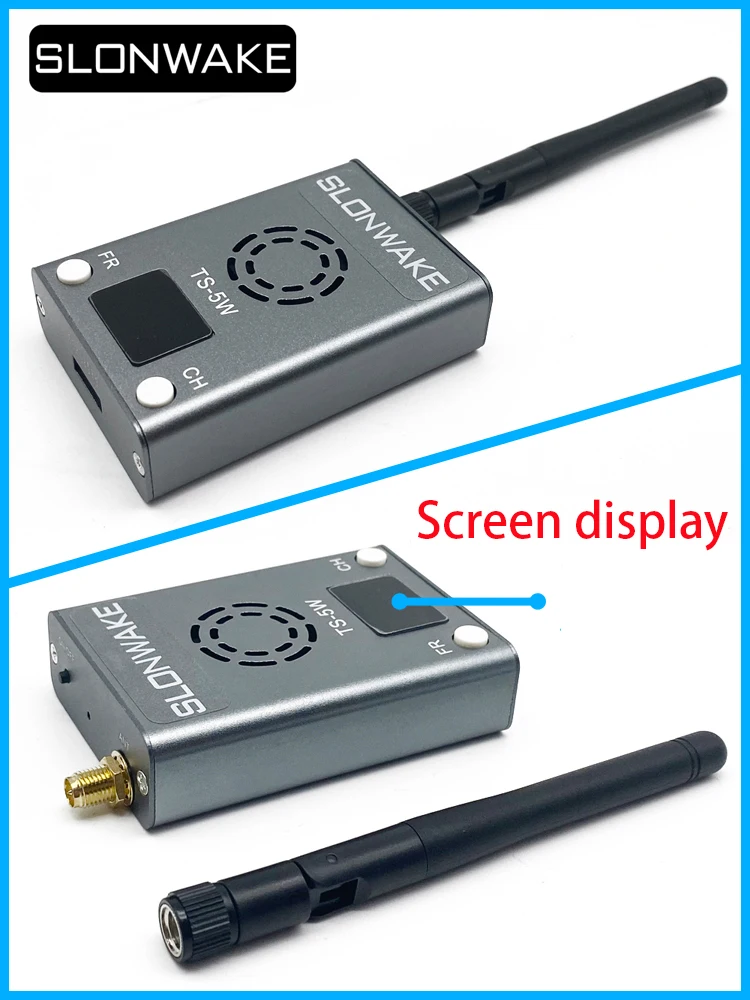 5 8G 5W передатчик широкополосный FM модулятор AV пусковое устройство с Caddx Ratel 2 1200TVL FPV