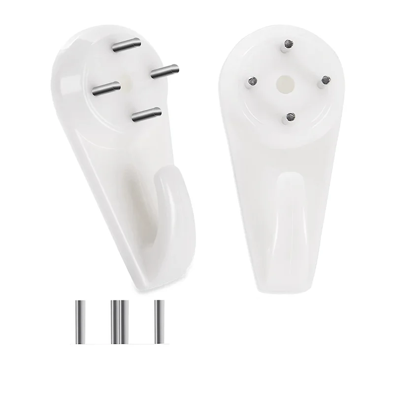 40 Picture Hangers Concrete/Plaster/Hard Wall Hooks for Hanging Pictures Tapestries Clocks and Heavier Weights