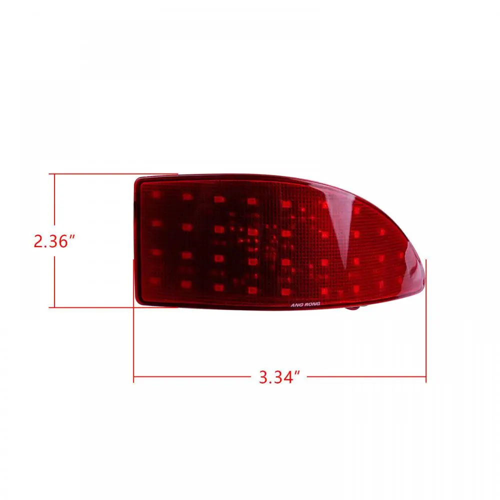 Пара светодиодных отражателей заднего бампера стоп-сигнал для Lexus MK II IS 250 220d 200d