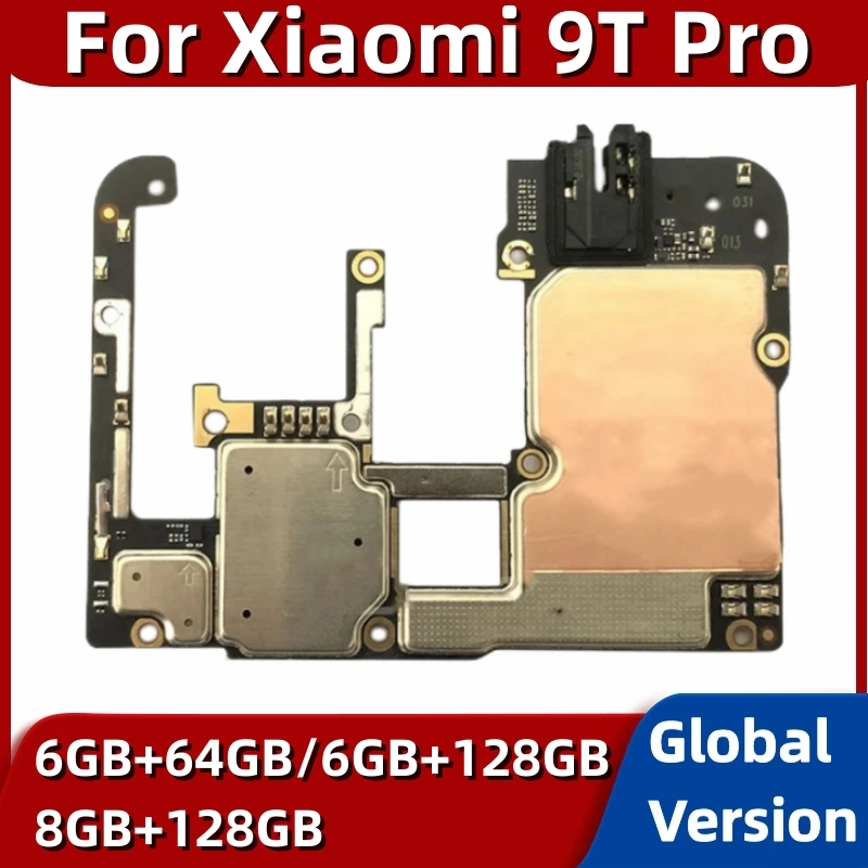 Original Unlock Motherboard Android System For Xiaomi Mi 9T Pro 6GB 8GB RAM 64GB 128GB ROM Logic Board Mainboard Full Tested