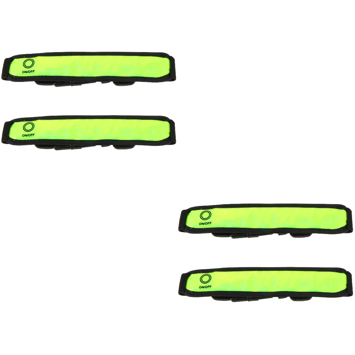 

4 Reflective Armband Running Armband Lights Wristbands Strap