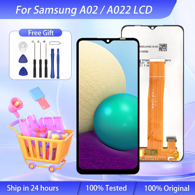 

Wholesale Wholesale For Samsung Galaxy A02 LCD A022 Display With Touch Screen Digitizer A022F A022G A022M Assembly With Frame