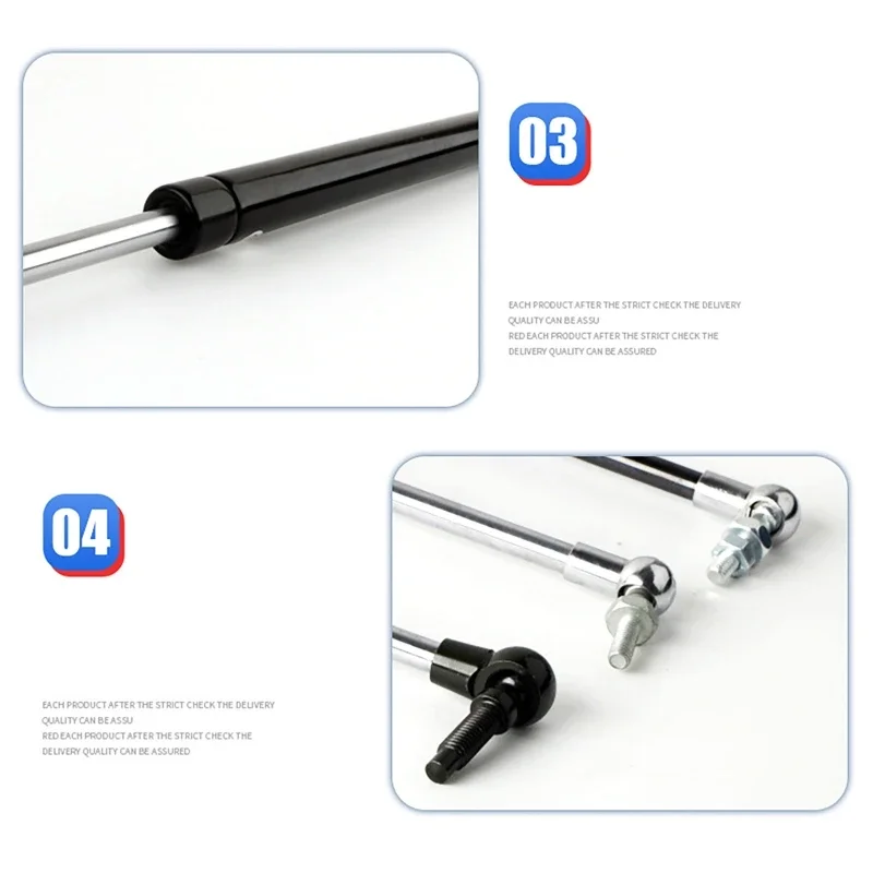Черная опорная балка для задней двери 550 мм/21 65 дюйма опорный стержень задних