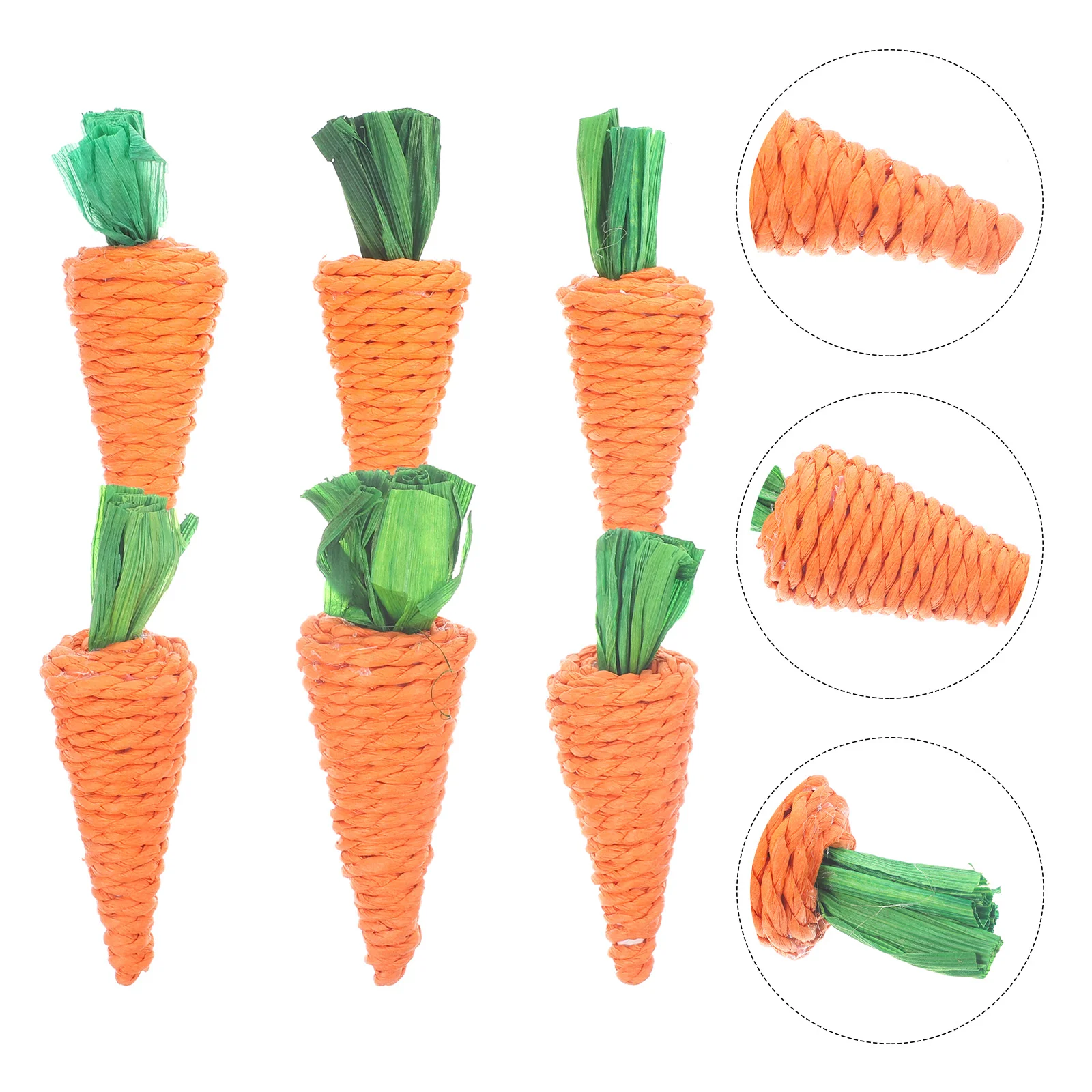 

Hamster Toys Chew Toy Rabbit Chewing Molar Teeth Accessories Cage Bunny Treats Care Carrot Plaything Dwarffor Carrots Easter