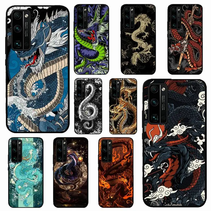 

Fashion Mighty Dragon Phone Case for Huawei Honor 10 i 8X C 5A 20 9 10 30 lite pro Voew 10 20 V30