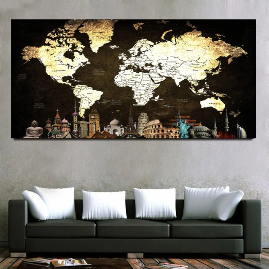 

new Abstract world map Large 5D DIY Diamond Painting Full Square Drill Embroidery Mosaic Needlework Wall decoration