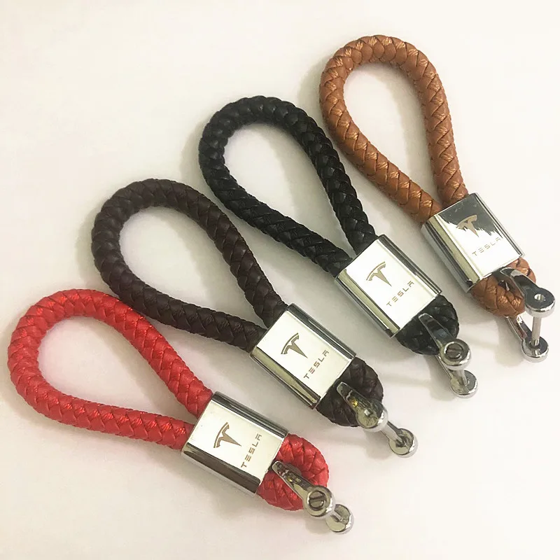 

1Pcs Metal alloy Car Logo Fashion Keychain Key Chain Key Rings For Tesla Model 3 Model S Model L Model Y Model X Accessories