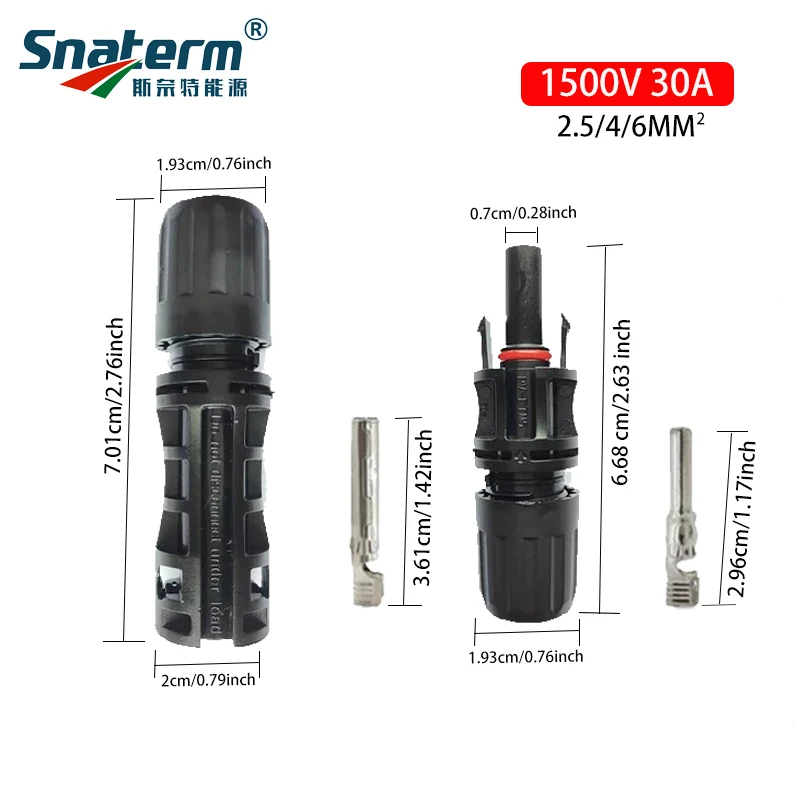 Солнечные панели Snaterm Солнечная распределительная коробка 1500 Вт 30 А с кабельными