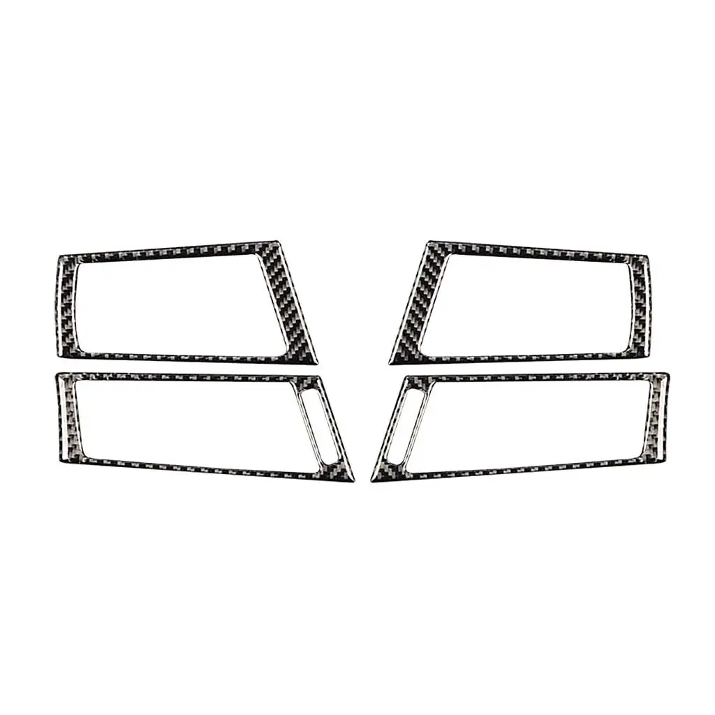 

4 шт. внутренняя боковая крышка из углеродного волокна для BMW e70 e71 X5 X6 2008-2013