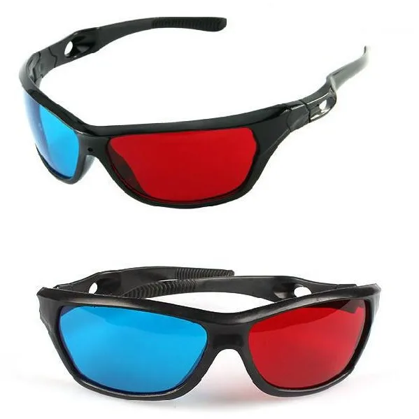 ZUCZUG Новая черная оправа универсальные 3D пластиковые очки/красные синие голубые