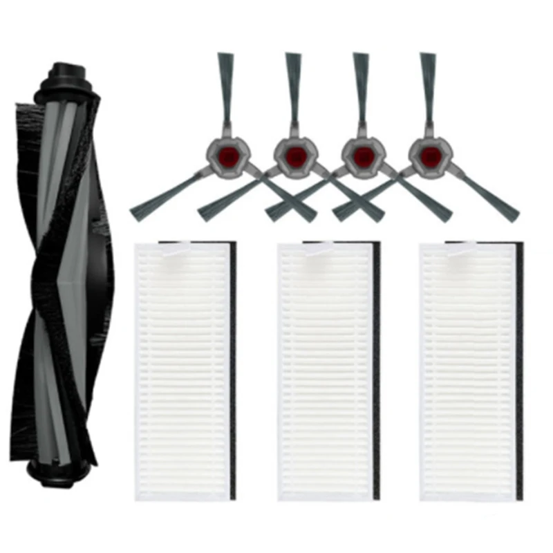 

Main Brush Side Brush Hepa Filter Parts For Ecovacs DEEBOT N9 + Plus Self Cleaning Robot Vacuum Cleaner Accessories