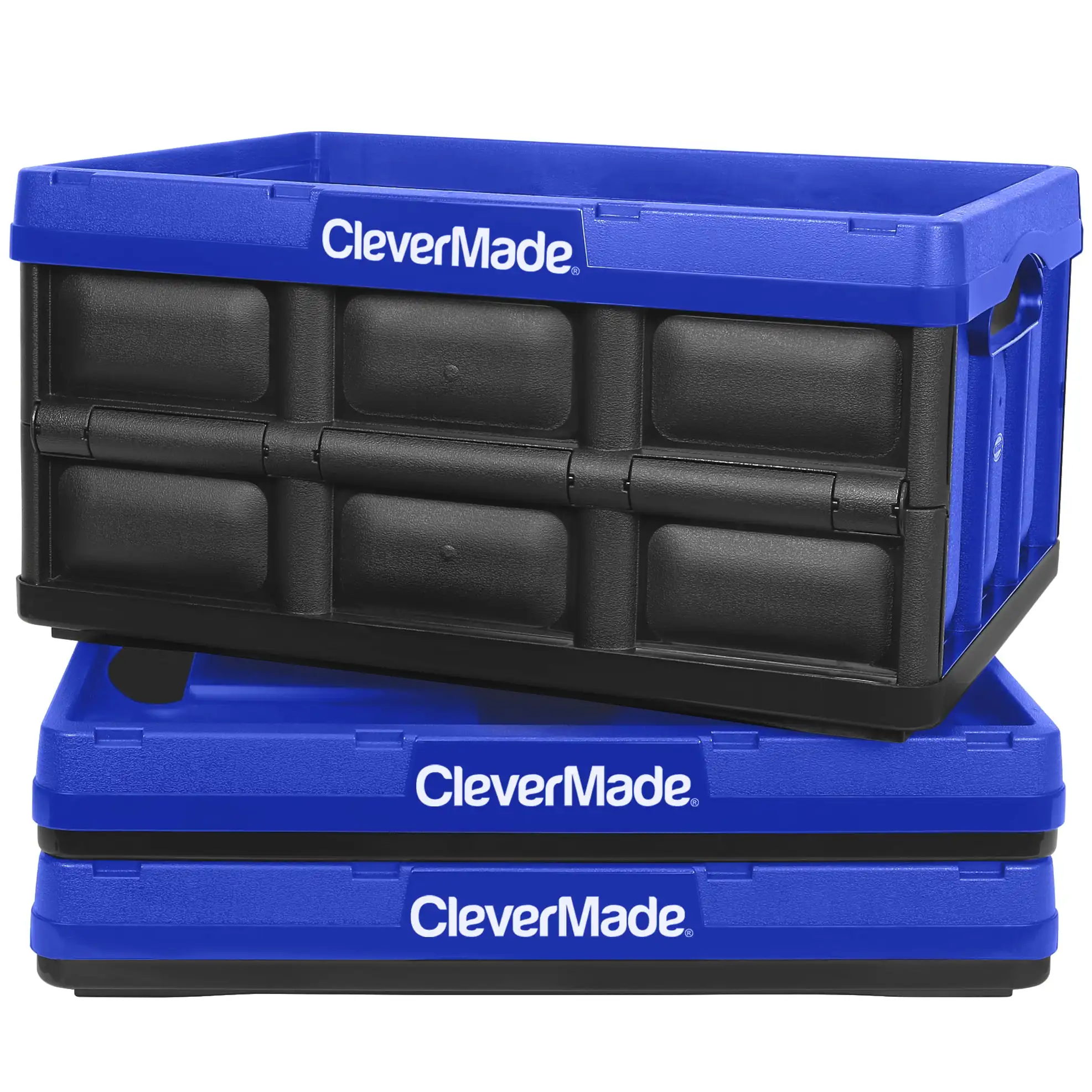 

Collapsible Storage Bin - 32L Royal Blue - 3 Pack - No Lid