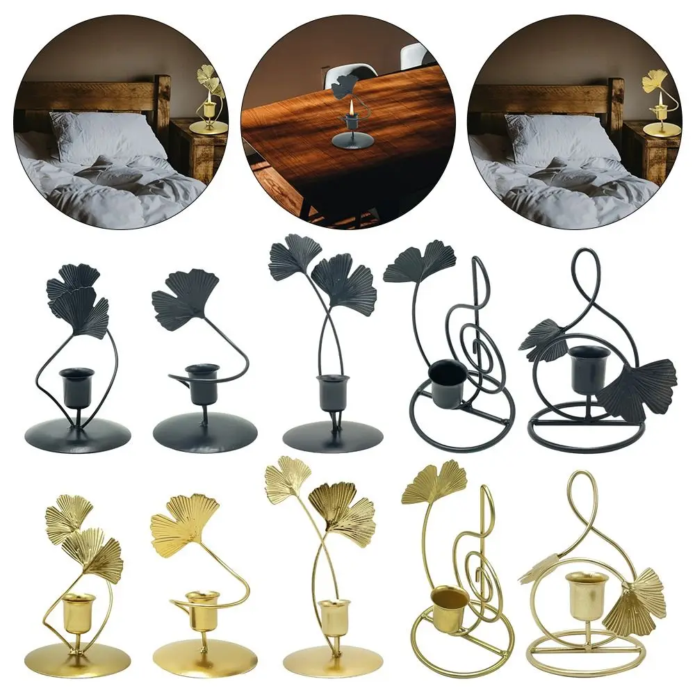 

Crafts Home Decor Desktop Adornment Decoration Xmas Wedding Party Decor Candlestick Candle Holder Stand Candle Stick