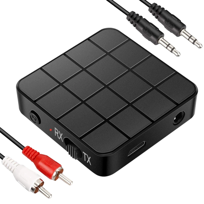 

Bluetooth 5,0 передатчик приемник Bluetooth аудио адаптер 2 в 1 Bluetooth адаптер мини портативный разъем 3,5 мм