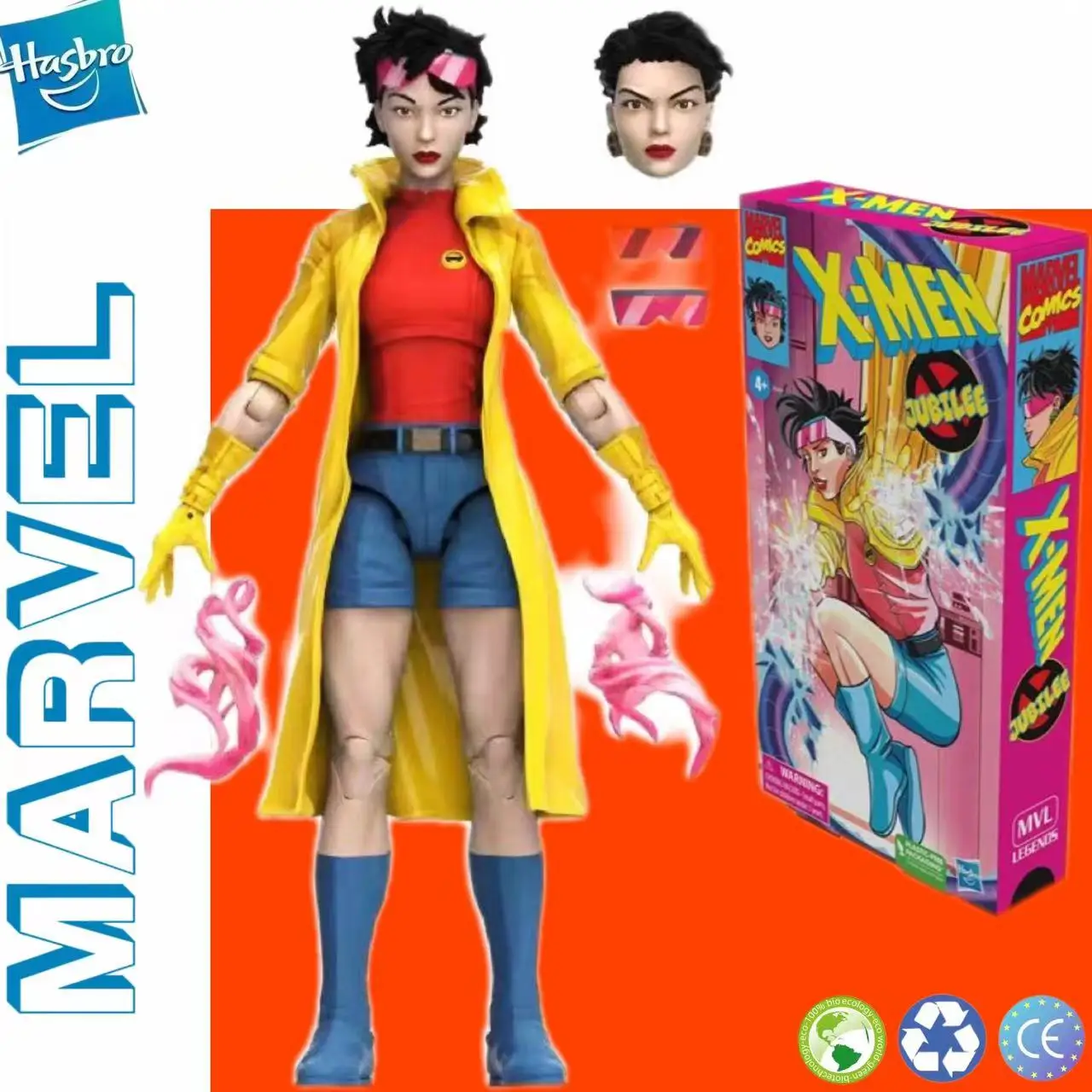 

Hasbro Original Marvel Legends Series X-Men Jubilee 90S Animated Series Scale Action Figure Collectible Toy Gift New 6 Inch