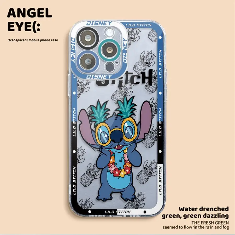 Disney Stitch Cover Phone Case for Apple iPhone 13 15 16 Pro Max 14 11 12 7 8 Plus X XS MAX XR Plu Soft TPU