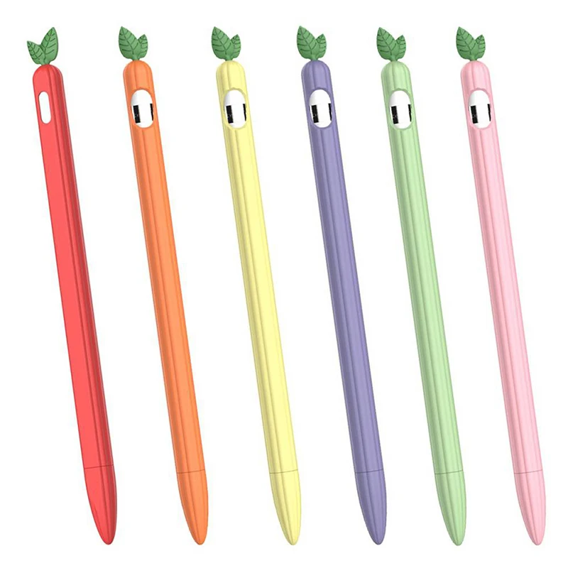 

Cute fruits Soft Silicone Pen Case For Apple Pencil 1st 2nd Generation Stylus Penpoint For iPencil 2 Protector Cases Accessories