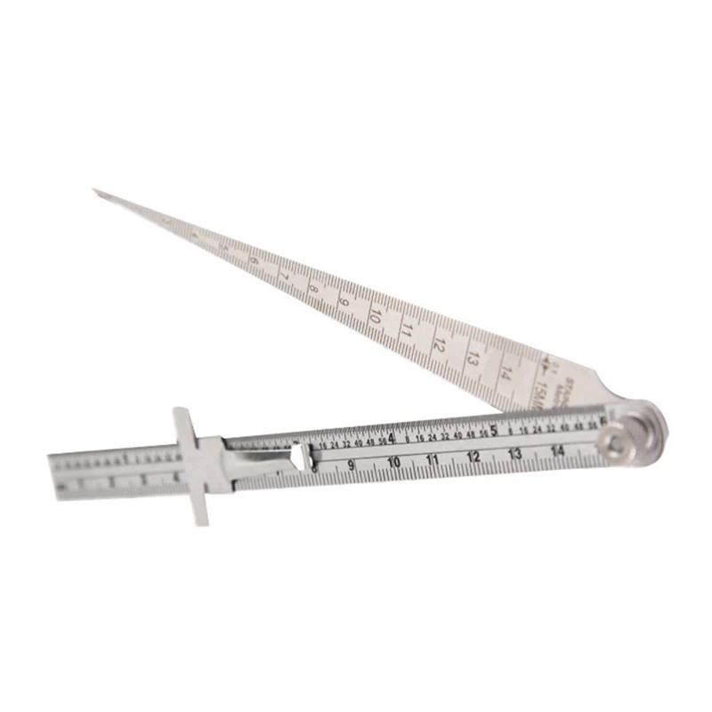 

Weld Inspection Ruler Cone Ruler +1-15 Tapered Ruler Combined Ruler Replacement Weld Inspection Ruler