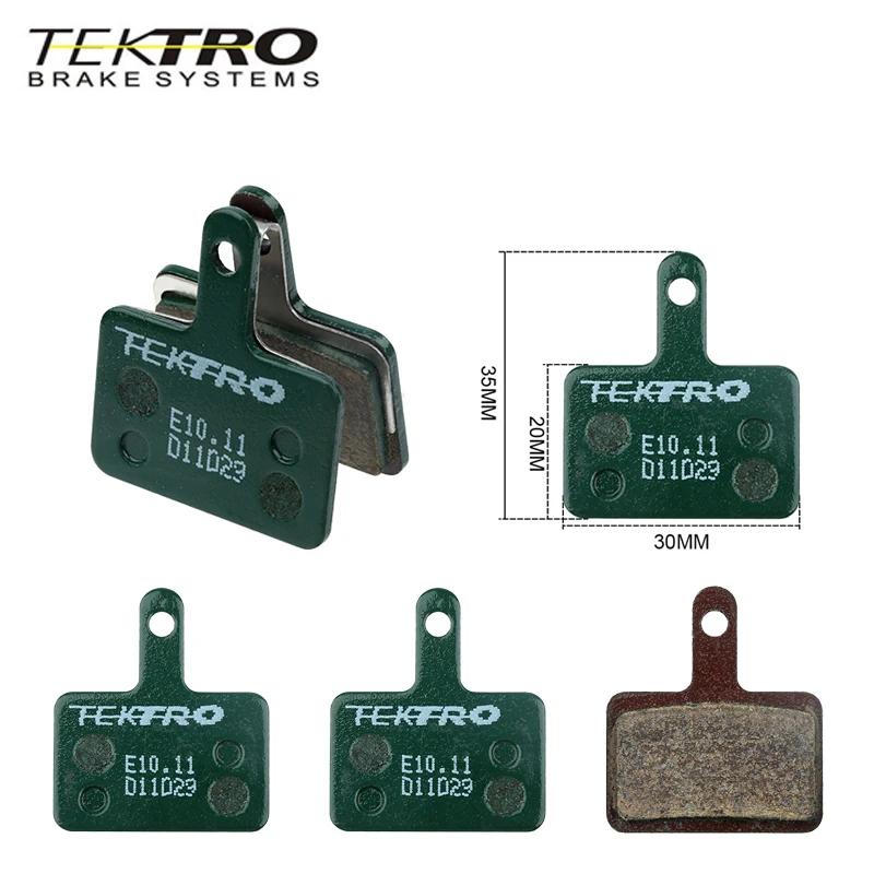 Тормозные колодки TEKTRO E10.11 дисковые для горных велосипедов Металлические