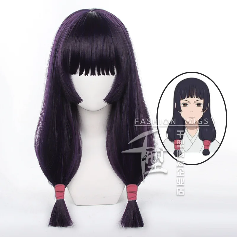 

Anime Iroi Utahime Cosplay Wig Women Jujutsu Kaisen Costume 65cm Long Wig Heat Resistant Synthetic Hair Party Wigs Halloween